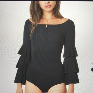 Black bodysuit from Emma and Sam